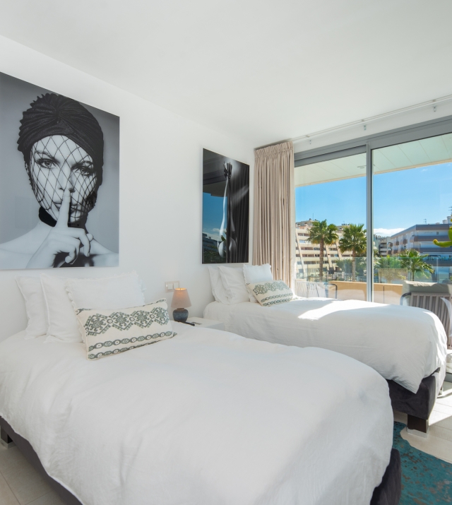 Resa Estates apartment for sale in Ibiza marina botafoch modern bedroom 2.jpg